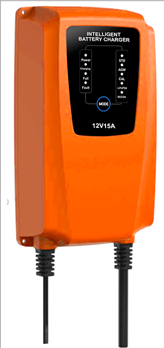 IP44 INTELLIGENT MARINE BATTERY CHARGER 15A